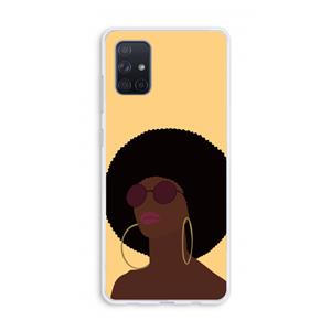 CaseCompany Golden hour: Galaxy A71 Transparant Hoesje