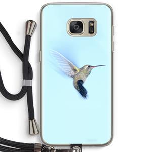 CaseCompany Kolibri: Samsung Galaxy S7 Transparant Hoesje met koord