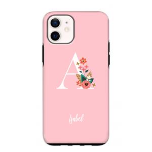 CaseCompany Pink Bouquet: iPhone 12 mini Tough Case