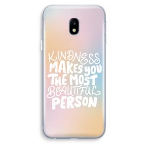 CaseCompany The prettiest: Samsung Galaxy J3 (2017) Transparant Hoesje