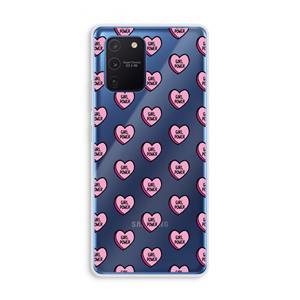 CaseCompany GIRL POWER: Samsung Galaxy Note 10 Lite Transparant Hoesje
