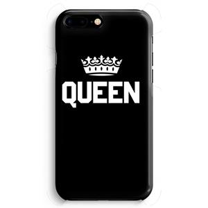 CaseCompany Queen zwart: iPhone 8 Plus Volledig Geprint Hoesje