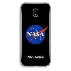 CaseCompany NASA: Samsung Galaxy J3 (2017) Transparant Hoesje