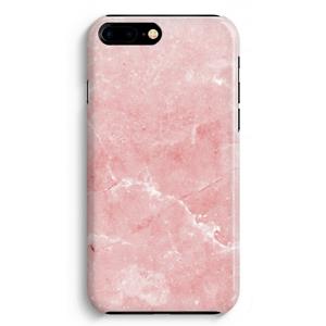 CaseCompany Roze marmer: iPhone 8 Plus Volledig Geprint Hoesje