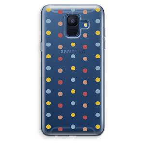 CaseCompany Bollen: Samsung Galaxy A6 (2018) Transparant Hoesje