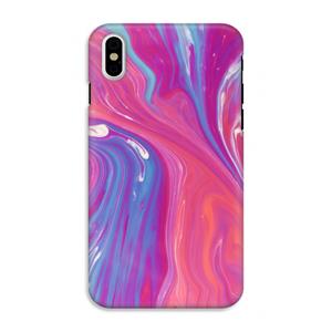 CaseCompany Paarse stroom: iPhone XS Tough Case