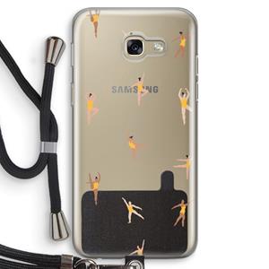 CaseCompany Dans #2: Samsung Galaxy A5 (2017) Transparant Hoesje met koord