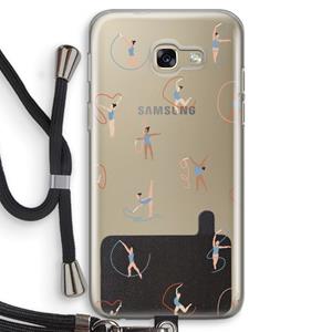 CaseCompany Dancing #3: Samsung Galaxy A5 (2017) Transparant Hoesje met koord