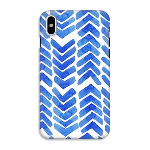 CaseCompany Blauwe pijlen: iPhone XS Tough Case