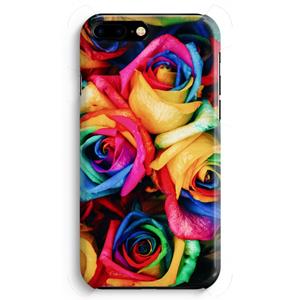 CaseCompany Neon bloemen: iPhone 8 Plus Volledig Geprint Hoesje