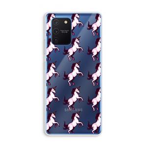 CaseCompany Musketon Unicorn: Samsung Galaxy Note 10 Lite Transparant Hoesje
