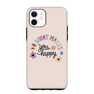CaseCompany Happy days: iPhone 12 mini Tough Case