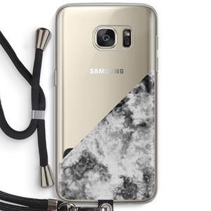 CaseCompany Onweer: Samsung Galaxy S7 Transparant Hoesje met koord