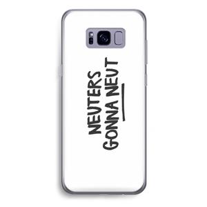 CaseCompany Neuters: Samsung Galaxy S8 Plus Transparant Hoesje