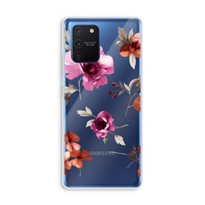 CaseCompany Geschilderde bloemen: Samsung Galaxy Note 10 Lite Transparant Hoesje