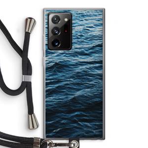 CaseCompany Oceaan: Samsung Galaxy Note 20 Ultra / Note 20 Ultra 5G Transparant Hoesje met koord