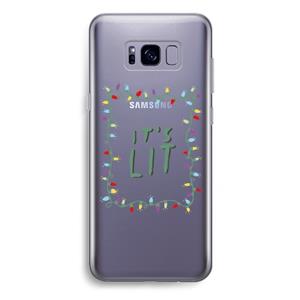 CaseCompany It's Lit: Samsung Galaxy S8 Plus Transparant Hoesje