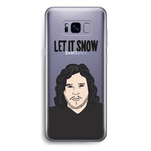 CaseCompany Let It Snow: Samsung Galaxy S8 Plus Transparant Hoesje