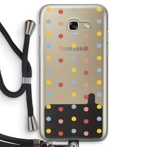 CaseCompany Bollen: Samsung Galaxy A5 (2017) Transparant Hoesje met koord