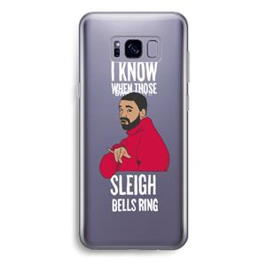 CaseCompany Sleigh Bells Ring: Samsung Galaxy S8 Plus Transparant Hoesje