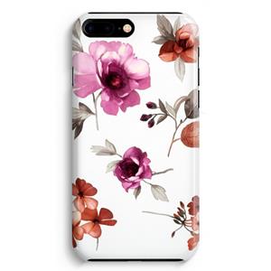 CaseCompany Geschilderde bloemen: iPhone 8 Plus Volledig Geprint Hoesje
