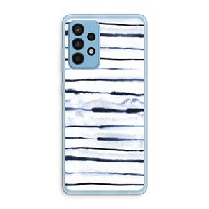 CaseCompany Ink Stripes: Samsung Galaxy A52 Transparant Hoesje