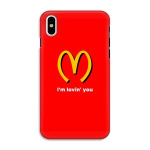 CaseCompany I'm lovin' you: iPhone XS Tough Case