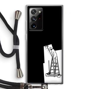 CaseCompany Musketon Painter: Samsung Galaxy Note 20 Ultra / Note 20 Ultra 5G Transparant Hoesje met koord
