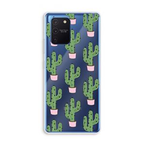 CaseCompany Cactus Lover: Samsung Galaxy Note 10 Lite Transparant Hoesje