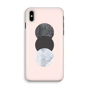 CaseCompany Marmeren cirkels: iPhone XS Tough Case