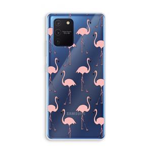 CaseCompany Anything Flamingoes: Samsung Galaxy Note 10 Lite Transparant Hoesje