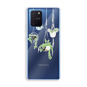 CaseCompany Hang In There: Samsung Galaxy Note 10 Lite Transparant Hoesje