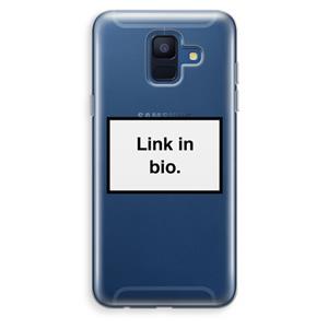 CaseCompany Link in bio: Samsung Galaxy A6 (2018) Transparant Hoesje