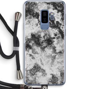 CaseCompany Onweer: Samsung Galaxy S9 Plus Transparant Hoesje met koord