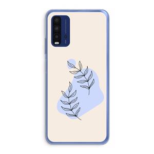 CaseCompany Leaf me if you can: Xiaomi Redmi 9T Transparant Hoesje
