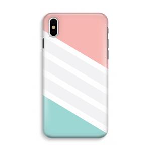 CaseCompany Strepen pastel: iPhone XS Tough Case