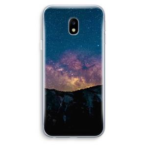 CaseCompany Travel to space: Samsung Galaxy J3 (2017) Transparant Hoesje