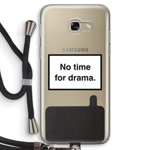 CaseCompany No drama: Samsung Galaxy A5 (2017) Transparant Hoesje met koord