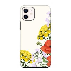 CaseCompany Wilde bloemen: iPhone 12 mini Tough Case