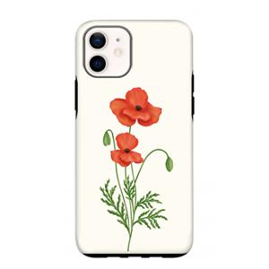 CaseCompany Red poppy: iPhone 12 mini Tough Case