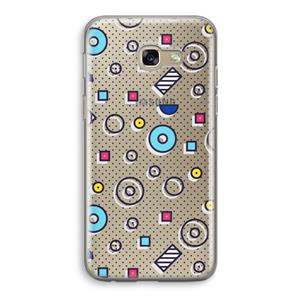 CaseCompany 8-bit N°9: Samsung Galaxy A5 (2017) Transparant Hoesje