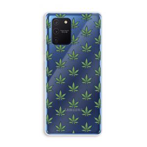 CaseCompany Weed: Samsung Galaxy Note 10 Lite Transparant Hoesje