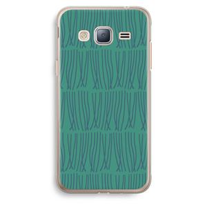 CaseCompany Swirls: Samsung Galaxy J3 (2016) Transparant Hoesje