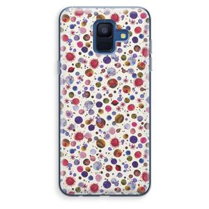 CaseCompany Planets Space: Samsung Galaxy A6 (2018) Transparant Hoesje