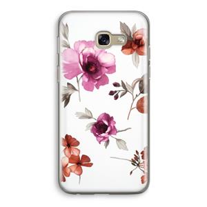 CaseCompany Geschilderde bloemen: Samsung Galaxy A5 (2017) Transparant Hoesje