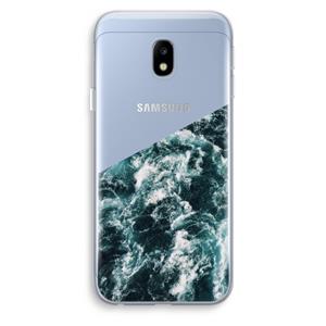 CaseCompany Zee golf: Samsung Galaxy J3 (2017) Transparant Hoesje
