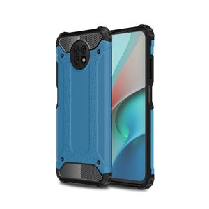 Lunso Armor Guard backcover hoes - Xiaomi Redmi Note 9 - Licht Blauw