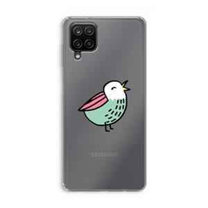 CaseCompany Birdy: Samsung Galaxy A12 Transparant Hoesje