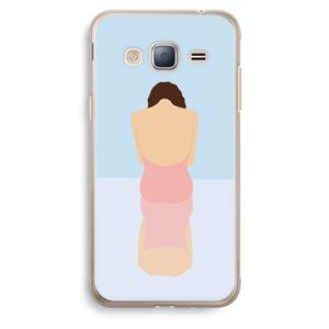 CaseCompany Mirror: Samsung Galaxy J3 (2016) Transparant Hoesje