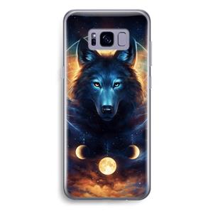 CaseCompany Wolf Dreamcatcher: Samsung Galaxy S8 Plus Transparant Hoesje